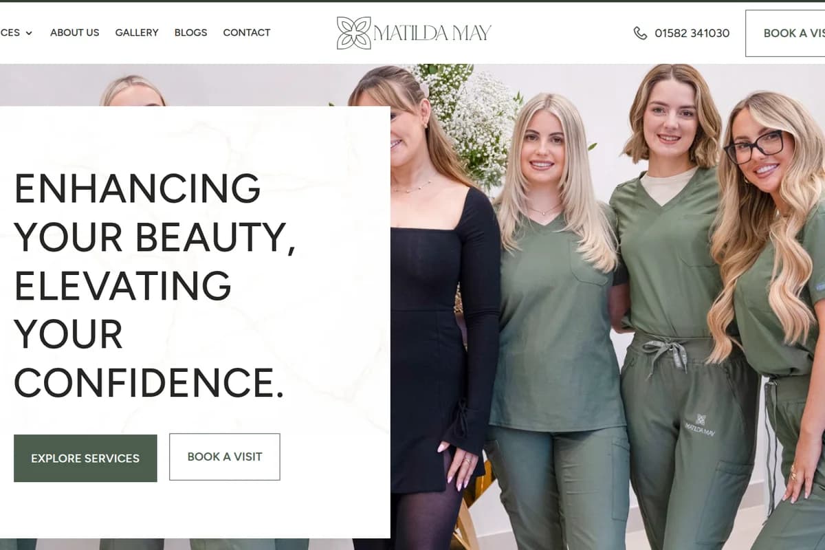 Matilda May website screenshot